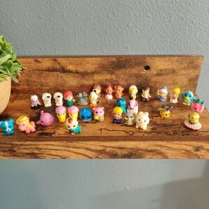 Little Mermaid Squinkies Lot 30 Cinderella Disney Ariel Tiny Figures Kids Toys